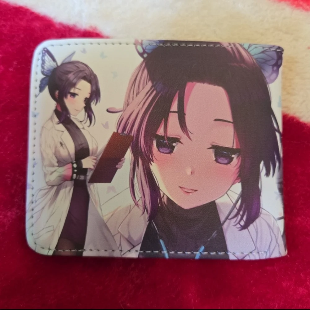 New demon slayer anime manga leather wallet